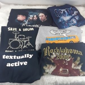 Band + Joke Shirt lot